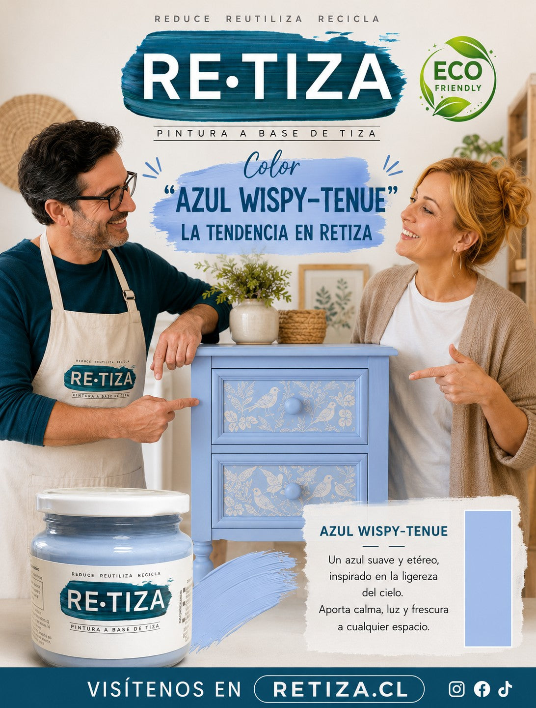 🎨PRONTO NUEVO COLOR🎉Azul Wispy tenue "New"✔️