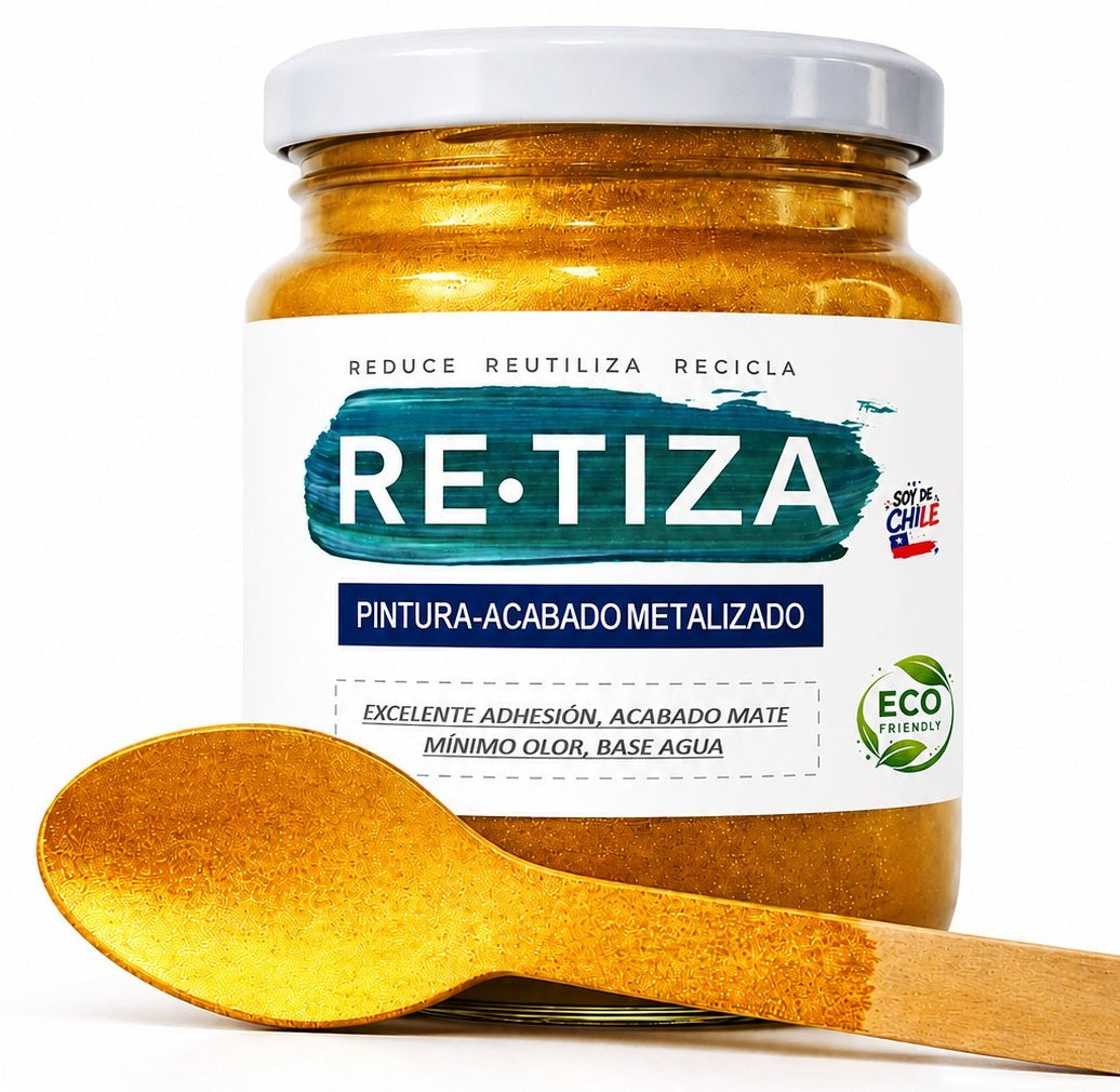 Metalizados: Pintura Dorada satinada Oro Rosa