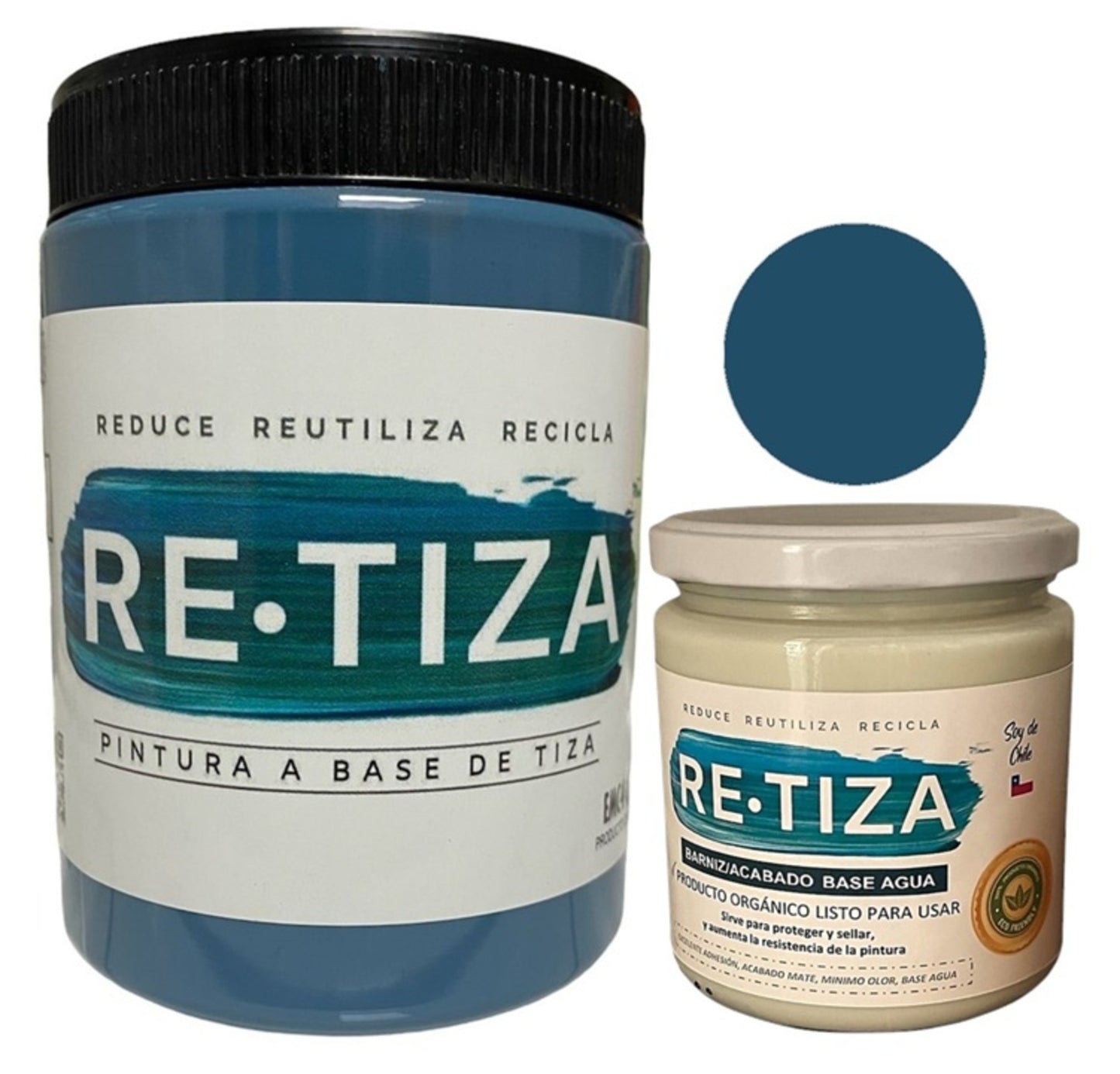 ✔️.PROMO PACK "ENCANTADA": Pintura 1 Kilo de pintura más Barniz Transparente de 240 ml.