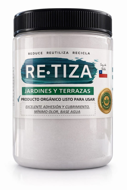 Pintura especial para Jardínes y Terrazas "Acabado Final" incorporado el barniz protector