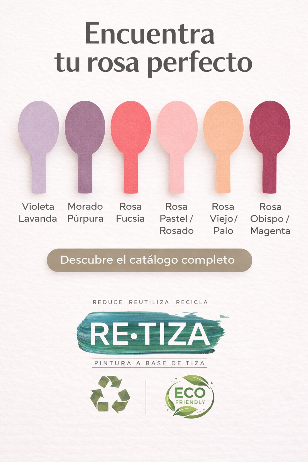 Tonos Púrpura-Rosa (Rosado, Fucsia, Rosa Viejo/Palo, Obispo/Magenta, Morado Púrpura,  y Violeta Lavanda)